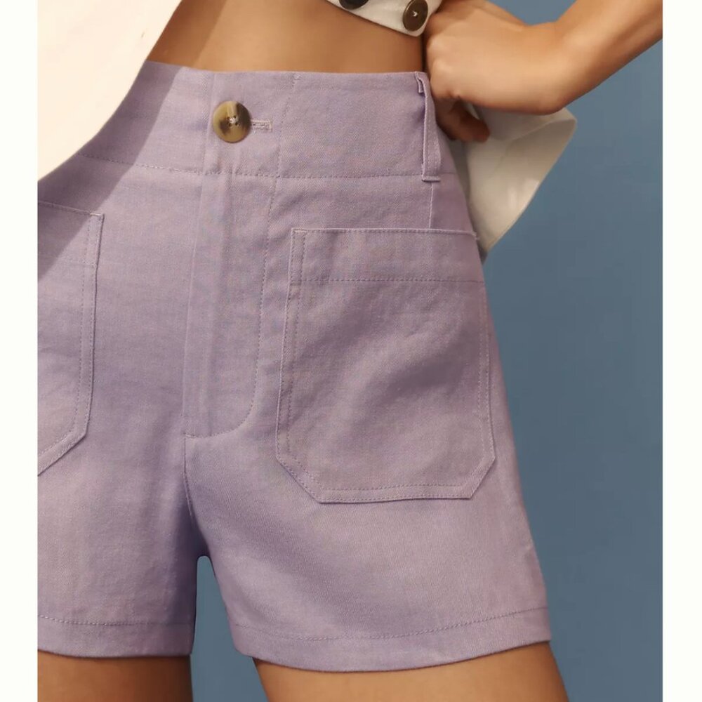 NWT Linen Colette Shorts by Maeve size 29